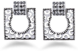 Jazz Jewellery Fancy Design Silver Colour Earrings For Womens Alloy Drop Earring