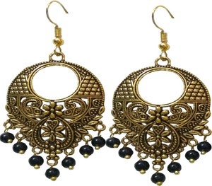 Ozanoo Rajasthani Tribal Beads Alloy Dangle Earring