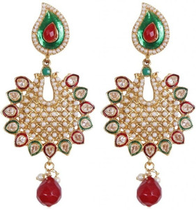 Rajwada Arts Traditional Brass Drop Earring