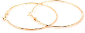 GoldNera Goldy Pie Big Size Alloy Hoop Earring