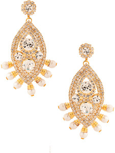 Voylla Artificial Cubic Zirconia Alloy Dangle Earring