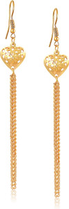 VK Jewels Circular Drop Diamond Alloy Dangle Earring