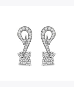 Kataria Jewellers Designer 92.5 BIS Hallmarked Silver Stud Earring
