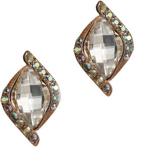 Jazz Jewellery Antique Design Beautiful AD CZ Stone Women Alloy Stud Earring