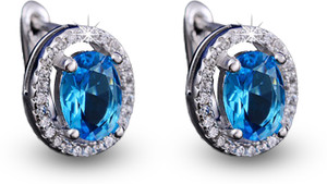 Fasherati Nelofer Crystal Crystal Clip-on Earring