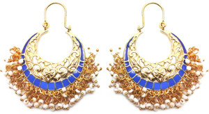Moonstruck Brass Hoop Earring