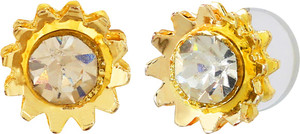 GoldNera Sun Design Alloy Stud Earring