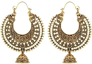 Ethnic Jewels classic Alloy Hoop Earring