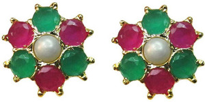 Vinayak Rajasthani Pearl Alloy Stud Earring