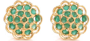 GoldNera Sadhana Brass Stud Earring