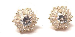 Arkina Diamonds Hexa Diamond Studs Brass Stud Earring Best Price