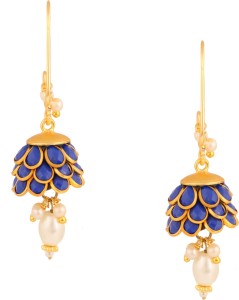 Archi Collection Style Diva Crystal Alloy Jhumki Earring