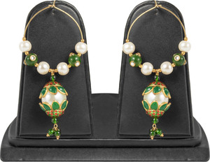 Jewels Gold Cubic Zirconia Alloy Huggie Earring