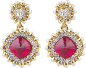 Inaya Designer Brass Drop Earring