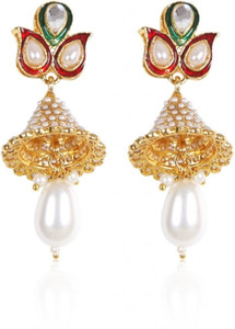 Rajwada Arts Brass Jhumki Earring
