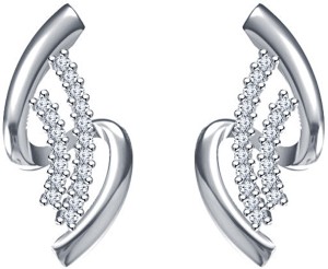 Kirati Cubic Zirconia Silver Stud Earring