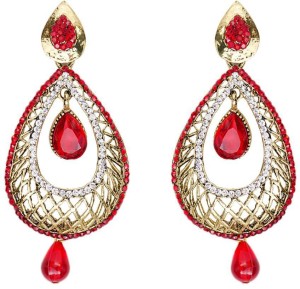 Jewels Capital Diva Style Zircon Alloy Drop Earring