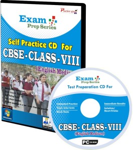 practice guru 45 topic wise practice test papers for class 8 - maths, science & english combo for assured success!(cd)