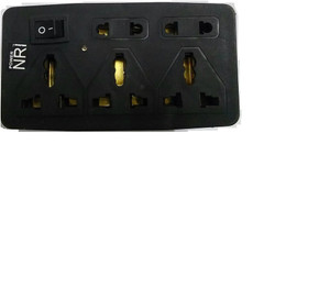 AutoStark Conversion Plug- 6 Amp-Multi Plug Sockets-3 Pin 6 Three Pin Socket