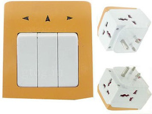 DIY Crafts™ 3-Pin.Multi Socket+Switch 5 Three Pin Socket