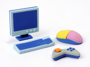 Flipkart COI 3d Funky Computer Set Erasers For Kids Non