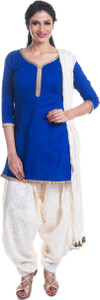 Cynthia's Fashion Striped, Solid, Self Design Kurta & Patiyala