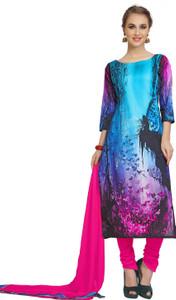 Ziyaa Cotton Self Design Salwar Suit Dupatta Material