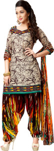Kalinda Crepe Printed Salwar Suit Dupatta Material