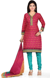 Drapes Cotton Printed Salwar Suit Dupatta Material