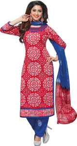 Giftsnfriends Cotton Printed Salwar Suit Dupatta Material