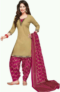 Giftsnfriends Cotton Printed Salwar Suit Dupatta Material