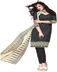 Reya Crepe Striped Salwar Suit Dupatta Material