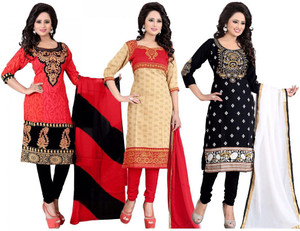 Ishin Crepe Printed Salwar Suit Dupatta Material