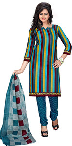 Drapes Cotton Printed Salwar Suit Dupatta Material