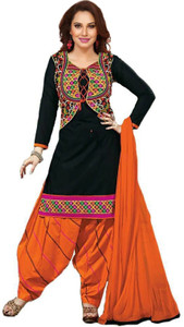 Ishin Crepe Printed Salwar Suit Dupatta Material