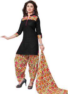 Giftsnfriends Cotton Printed Salwar Suit Dupatta Material