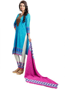 Susetrendz Synthetic Printed Salwar Suit Dupatta Material