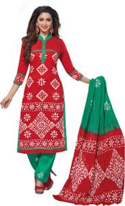 Giftsnfriends Cotton Printed Salwar Suit Dupatta Material