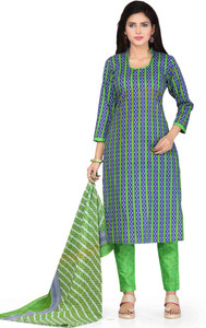 Drapes Cotton Printed Salwar Suit Dupatta Material