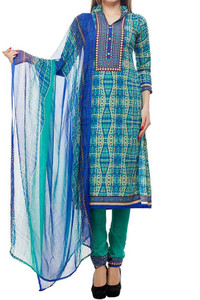 Creative India Exports Cotton Polyester Blend Printed Dress/Top Material