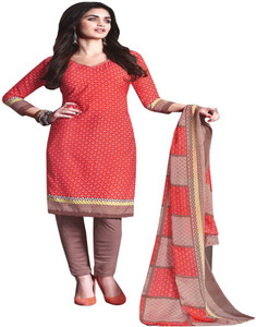 Reya Crepe Striped Salwar Suit Dupatta Material