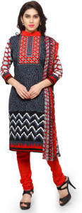 Vaamsi Polyester Printed Salwar Suit Dupatta Material