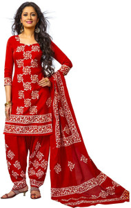 Jevi Prints Cotton Printed Salwar Suit Dupatta Material