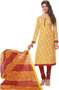SuitsOn Cotton Printed Salwar Suit Dupatta Material