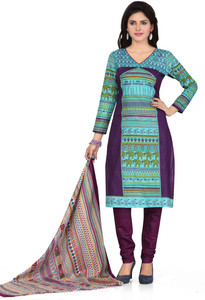 Drapes Cotton Printed Salwar Suit Dupatta Material