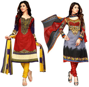 Priyanshi Cotton Printed Salwar Suit Dupatta Material