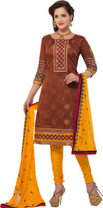 BanoRani Jacquard Embroidered Dress/Top Material