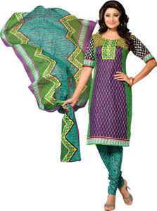 Drapes Cotton Printed Salwar Suit Dupatta Material