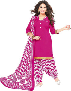 Giftsnfriends Cotton Printed Salwar Suit Dupatta Material