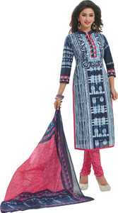 Giftsnfriends Cotton Printed Salwar Suit Dupatta Material